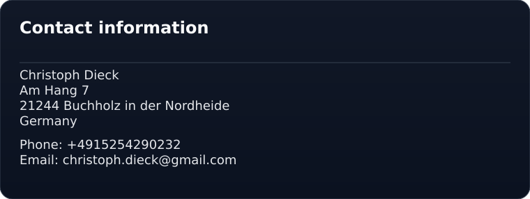 Contact information image